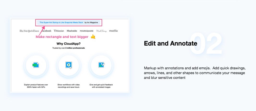 Скриншот 3 программы CloudApp