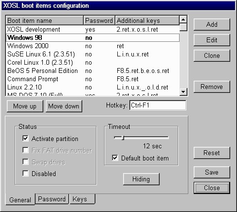 Скриншот 1 программы Extended Operating System Loader
