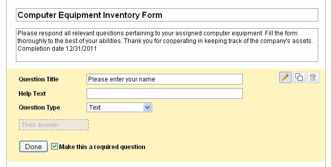Скриншот 1 программы Google Drive - Forms