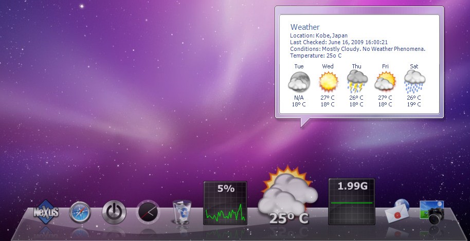 Скриншот 2 программы Winstep Nexus