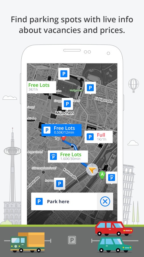 Скриншот 1 программы Sygic GPS Navigation