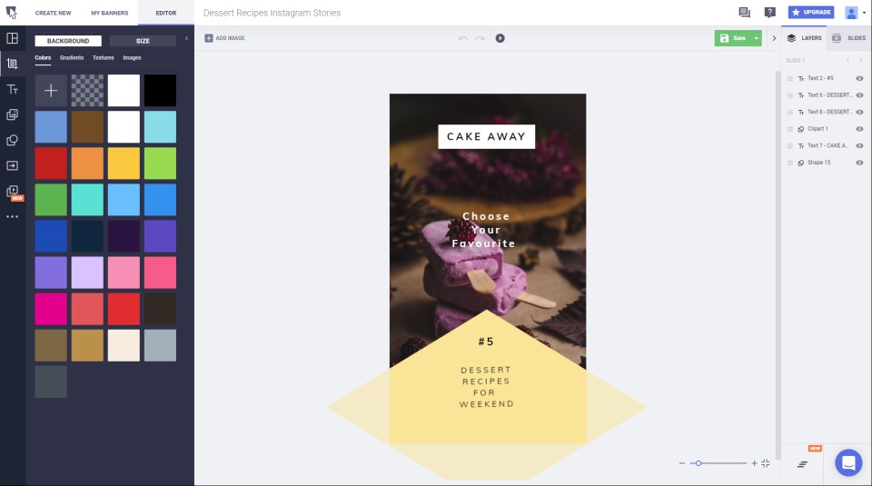 Скриншот 1 программы Bannersnack