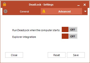 Скриншот 1 программы DeadLock