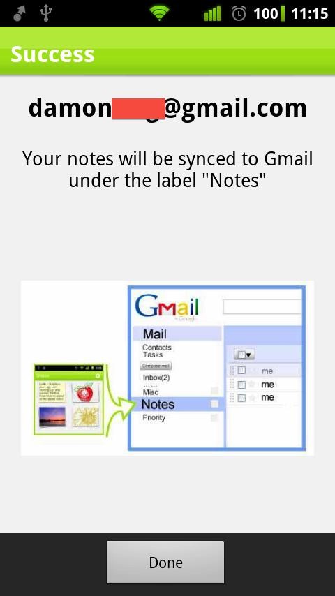 Скриншот 1 программы GNotes