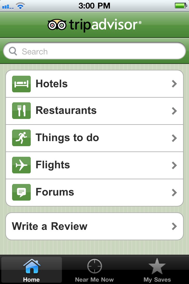 Скриншот 1 программы Tripadvisor