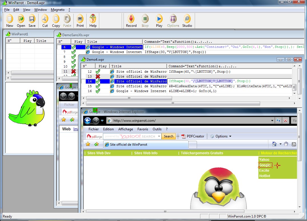 Скриншот 1 программы WinParrot