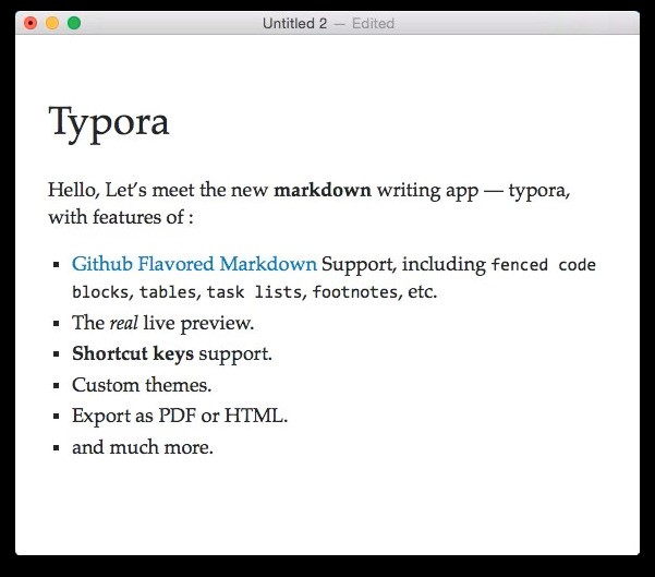 Скриншот 2 программы Typora