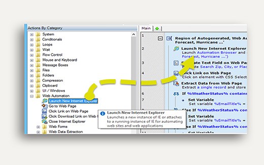 Скриншот 2 программы WinAutomation