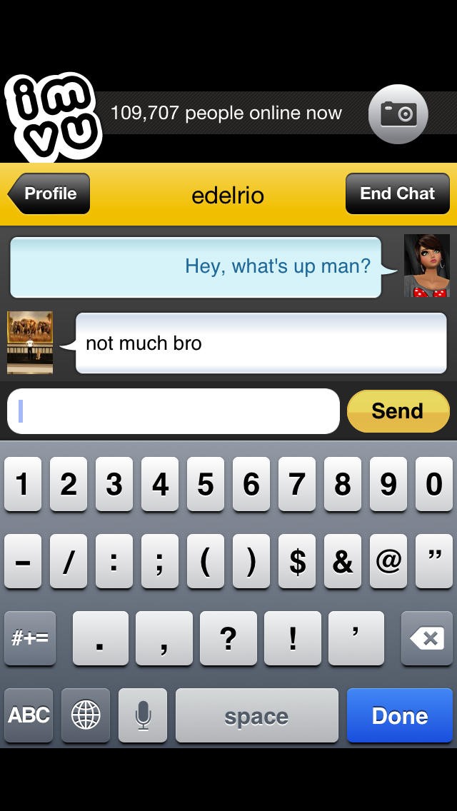 Скриншот 2 программы IMVU 2Go