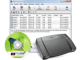 Скриншот 1 программы Express Scribe