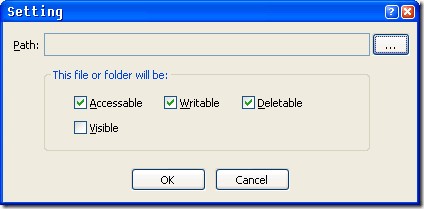 Скриншот 1 программы Easy File Locker