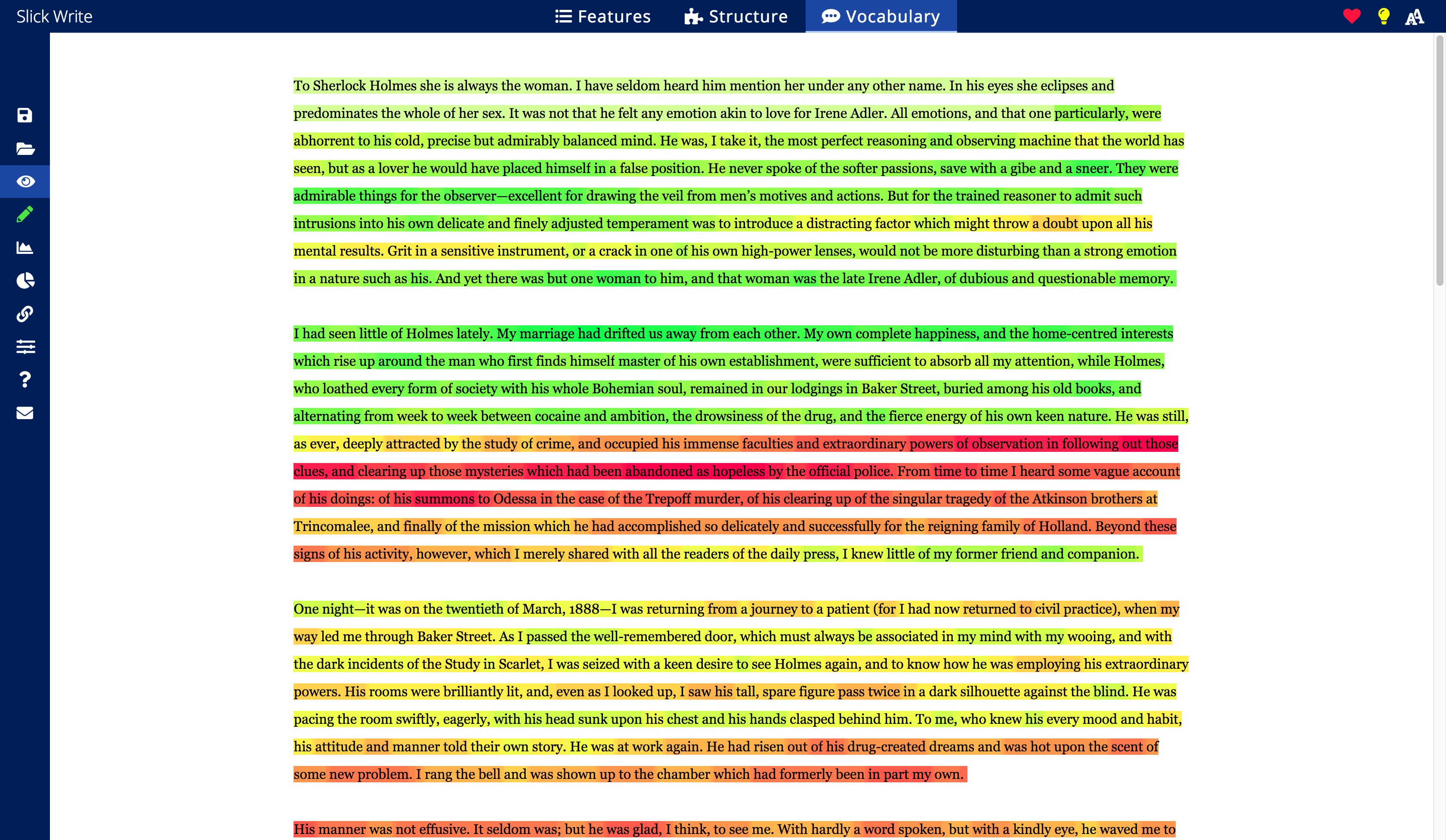 Скриншот 1 программы Slick Write