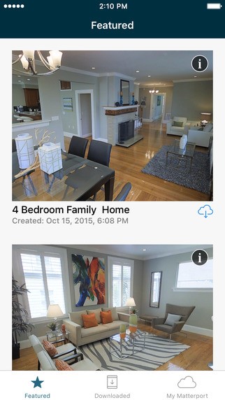 Скриншот 1 программы Matterport 3D Showcase