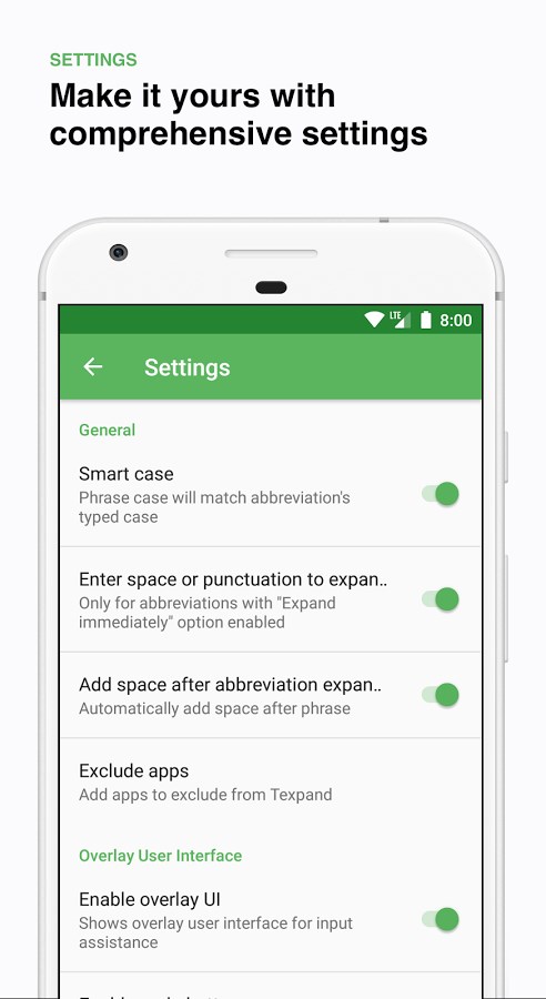 Скриншот 3 программы Texpand