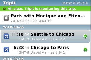Скриншот 2 программы TripIt