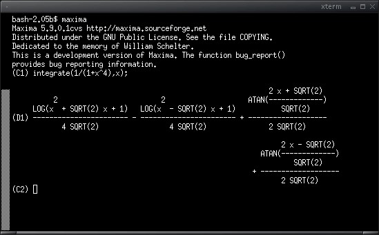 Bugged function. Maxima программа. Система компьютерной алгебры maxima. Системы компьютерной алгебры.