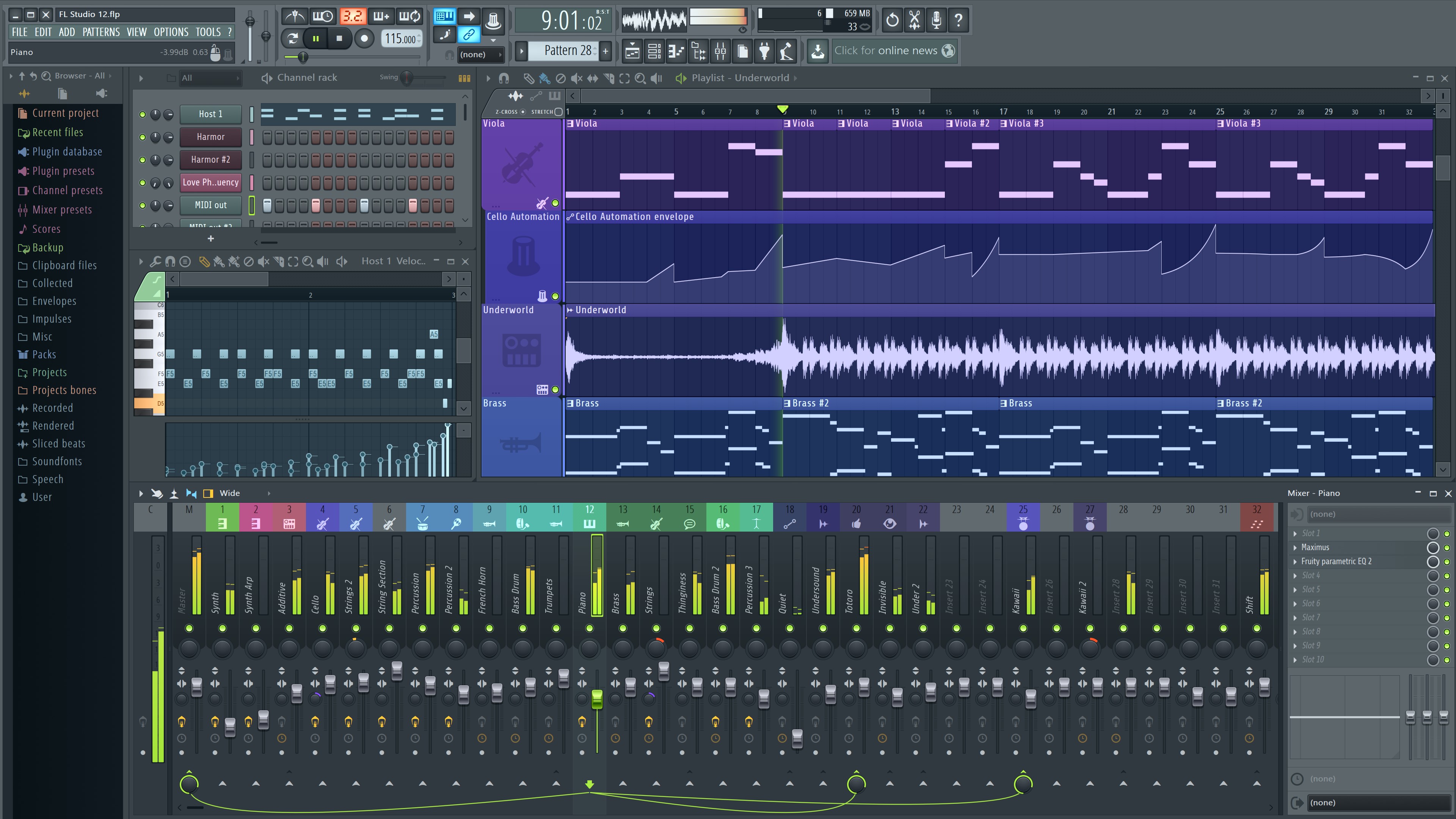 Делать музыку 7. Интерфейс фл студио 20. FL Studio 20 Интерфейс. FL Studio звуковые редакторы. Скрин фл студио 20.