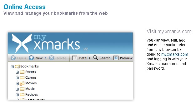 Скриншот 1 программы XMarks