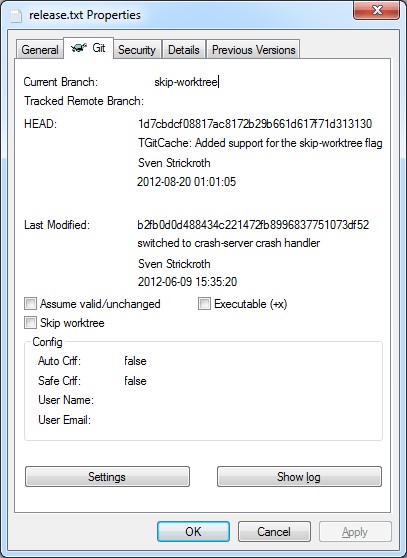Скриншот 2 программы TortoiseGit