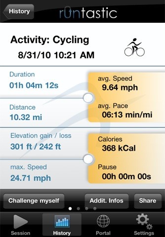 Скриншот 3 программы Runtastic