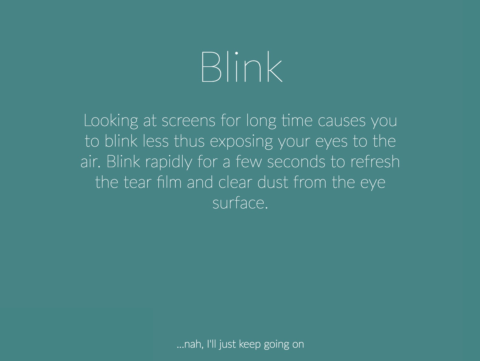 Скриншот 2 программы stretchly