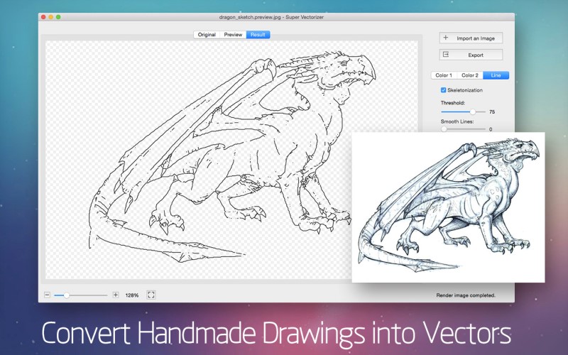 Скриншот 2 программы Super Vectorizer