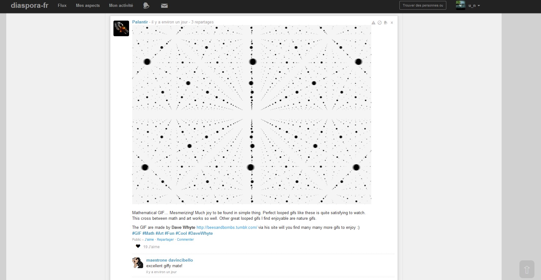 Скриншот 2 программы Diaspora