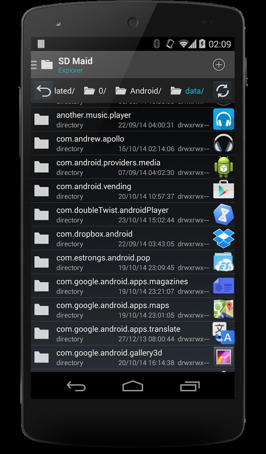 Скриншот 4 программы SD Maid