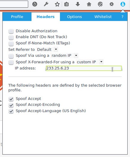 Скриншот 2 программы Random Agent Spoofer