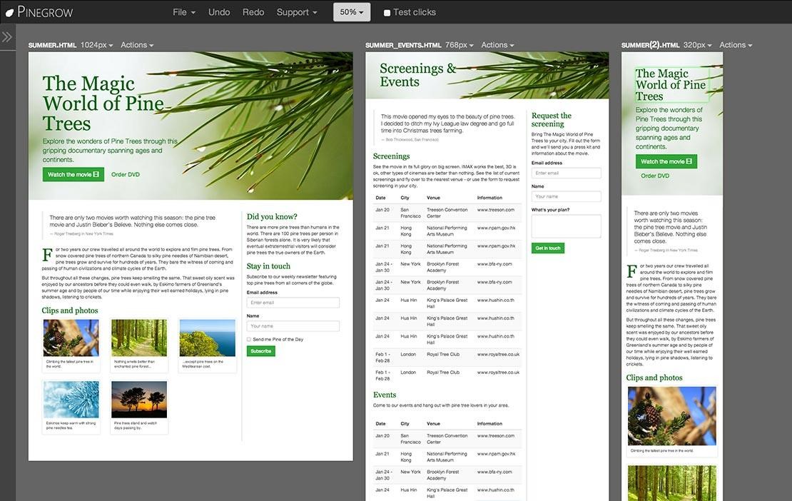 Скриншот 2 программы Pinegrow Web Editor
