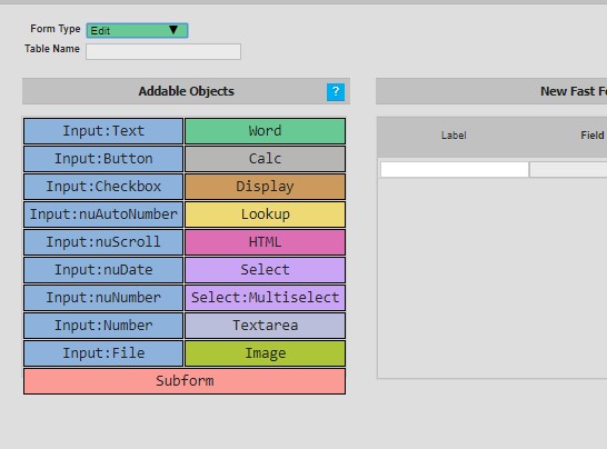 Скриншот 2 программы nuBuilder
