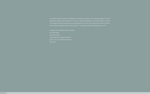 Скриншот 1 программы Liquid Story Binder XE