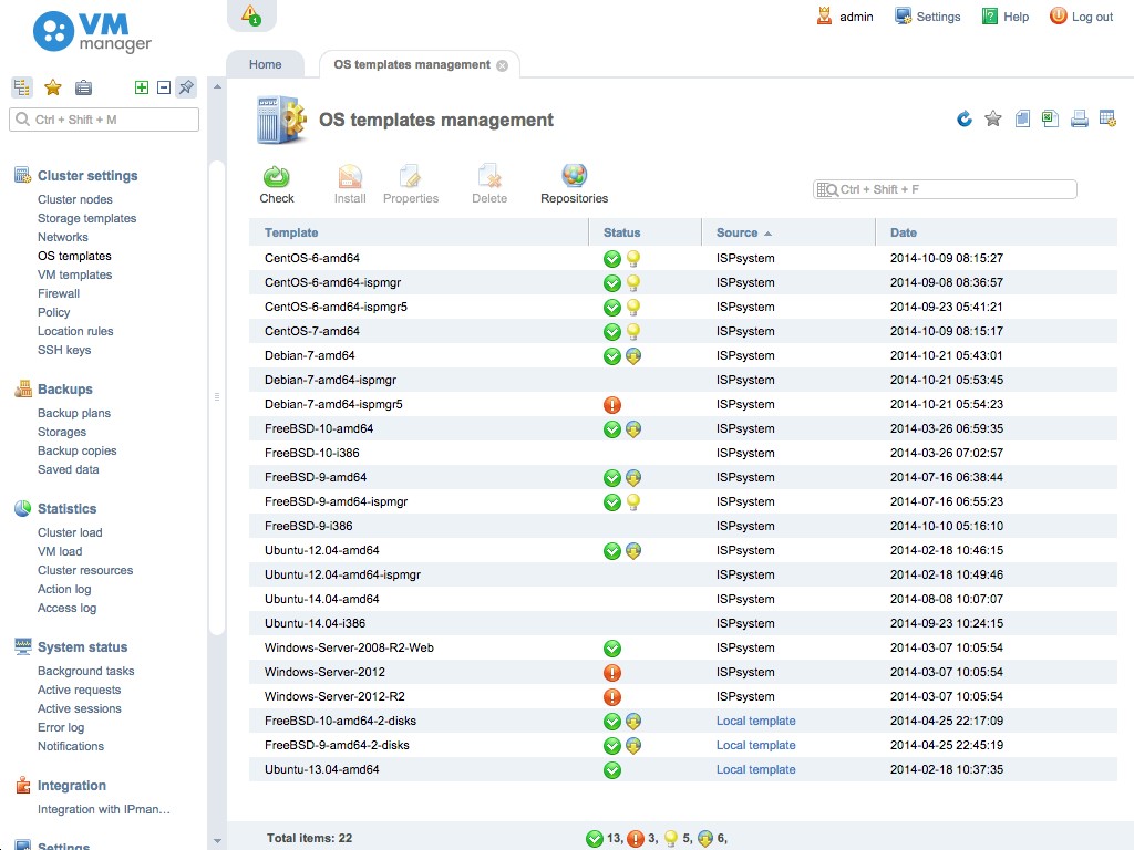 Скриншот 2 программы VM manager