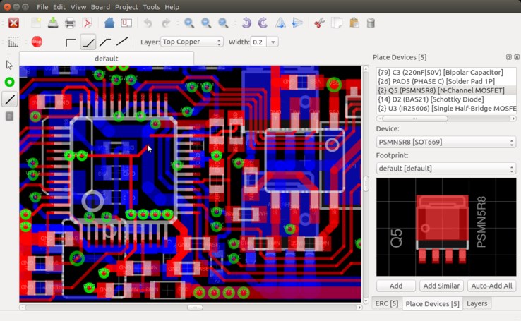 Скриншот 2 программы LibrePCB