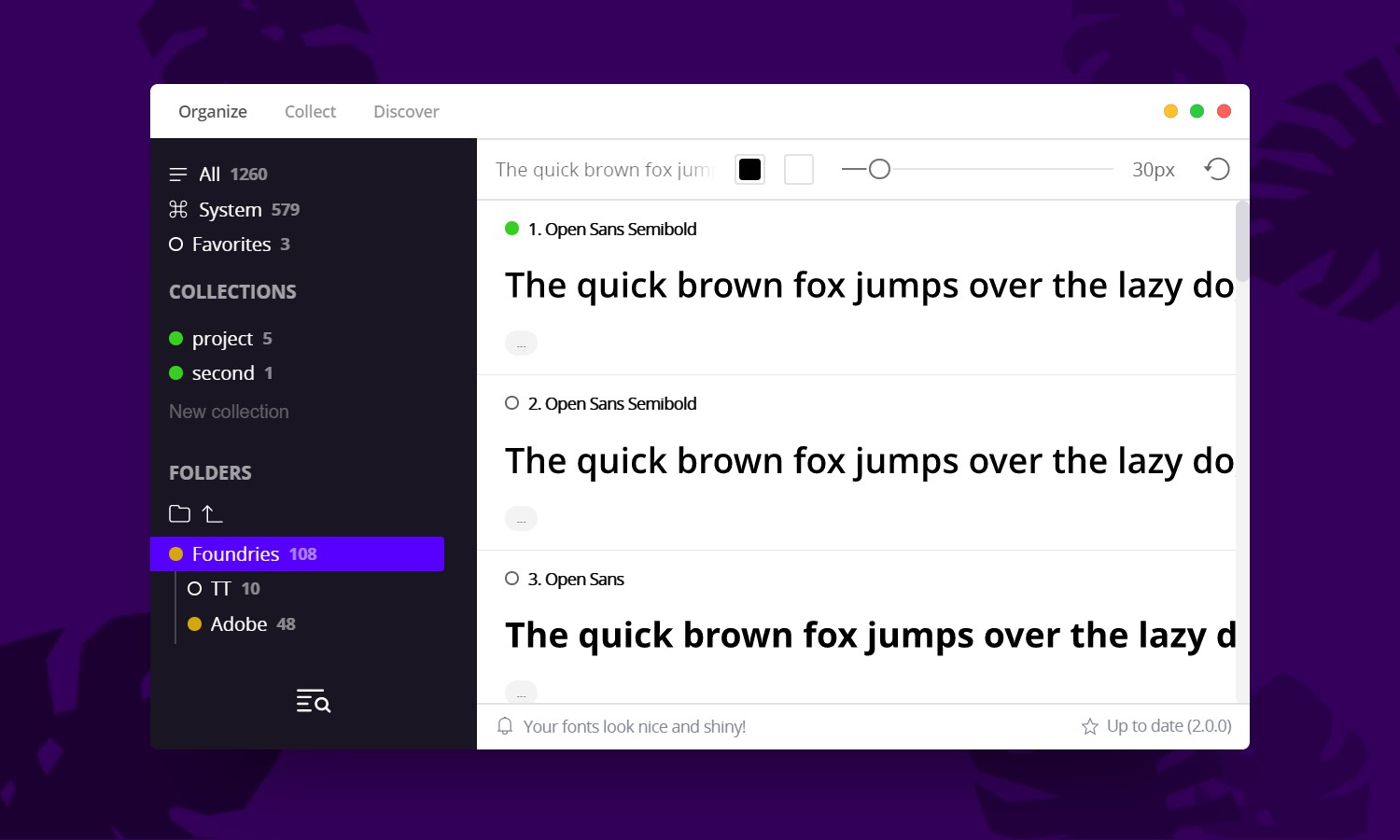 Скриншот 2 программы FontBase