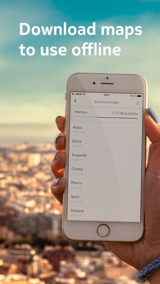 Скриншот 2 программы HERE WeGo