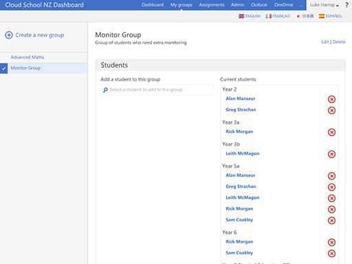 Скриншот 1 программы Teacher Dashboard for Microsoft Office 365