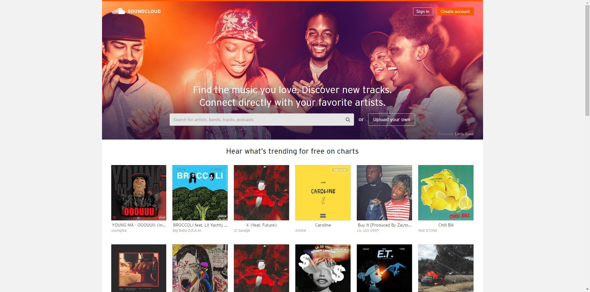 Скриншот 2 программы SoundCloud