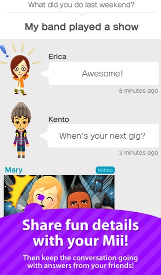 Скриншот 2 программы Miitomo