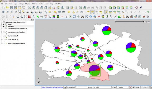 Скриншот 2 программы QGIS