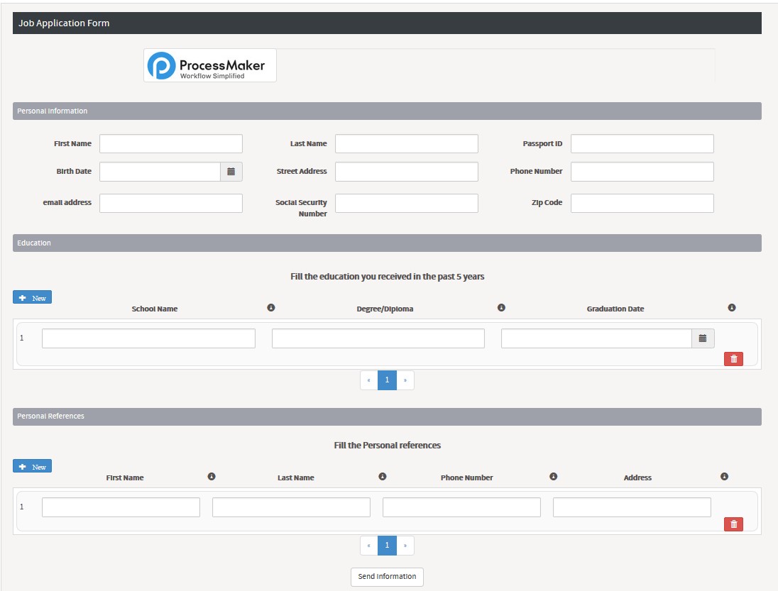 Скриншот 2 программы ProcessMaker