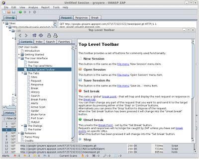 Скриншот 2 программы Zed Attack Proxy