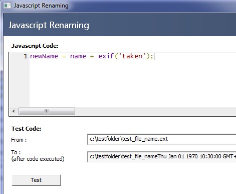 Скриншот 1 программы Bulk Rename Utility