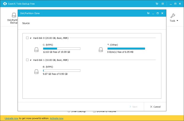 Скриншот 2 программы EaseUS ToDo BackUp
