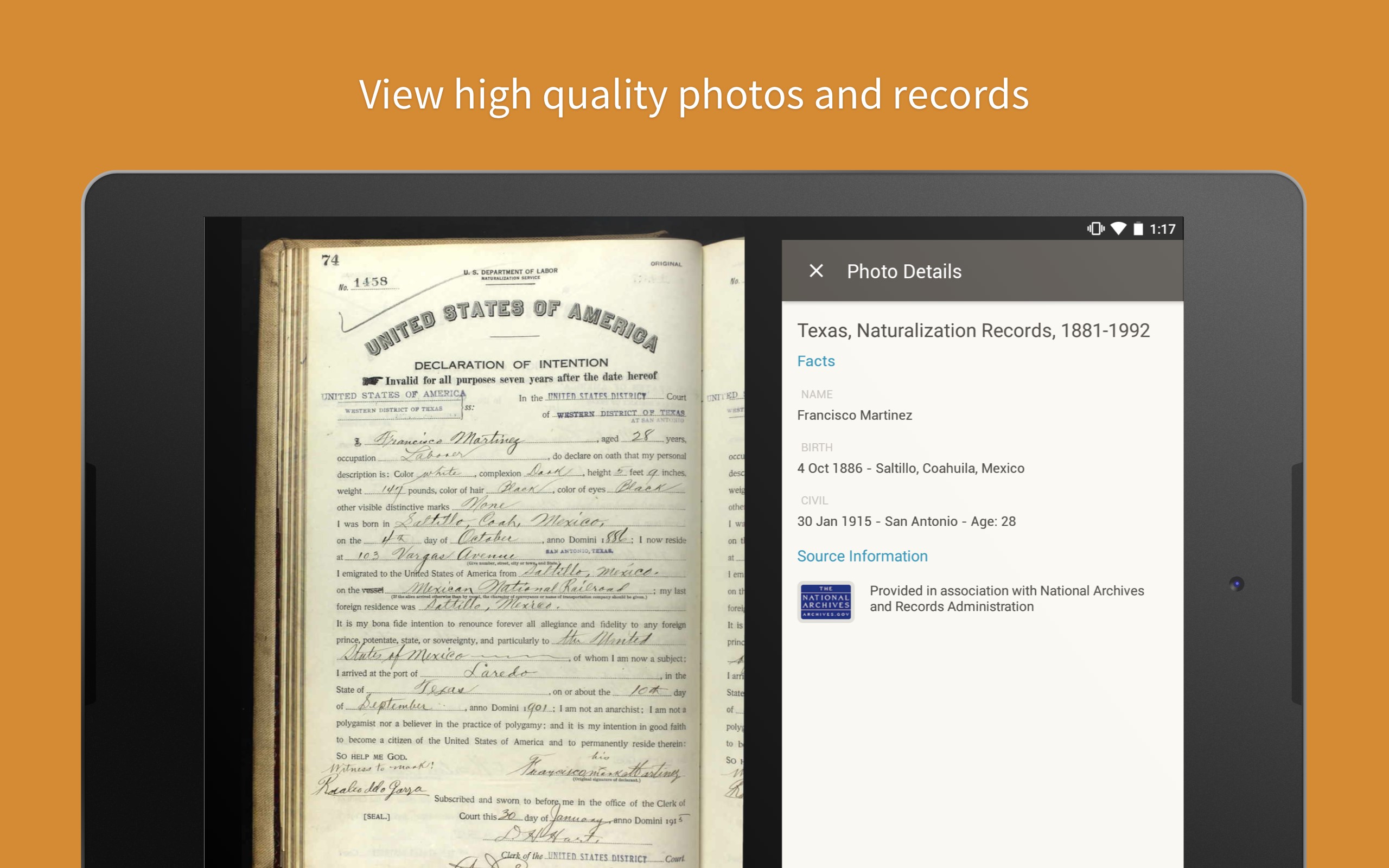 Скриншот 2 программы Ancestry