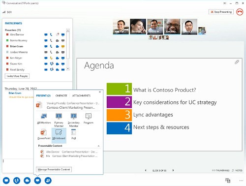 Скриншот 3 программы Microsoft Lync