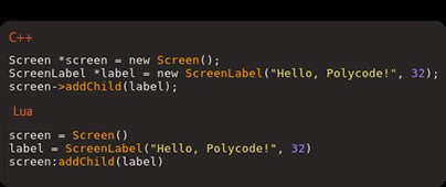 Скриншот 2 программы Polycode