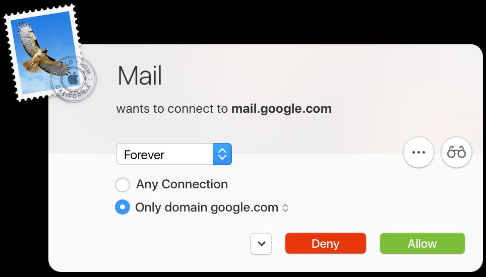 Скриншот 2 программы Little Snitch