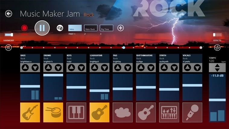 Скриншот 3 программы MAGIX Music Maker Jam
