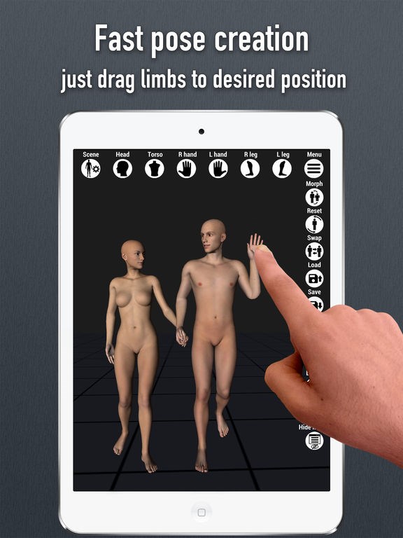 Скриншот 1 программы Art Model - 3D Pose tool